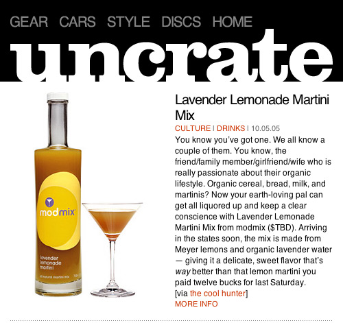 Screenshot from uncrate.com